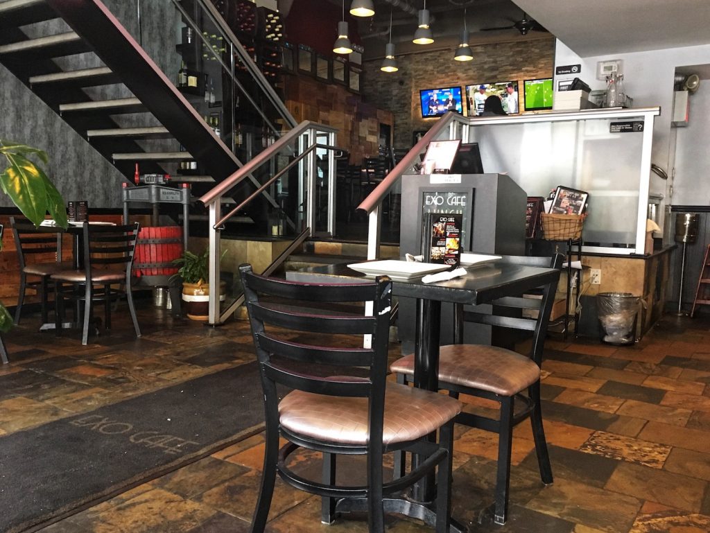 exo cafe first floor interior