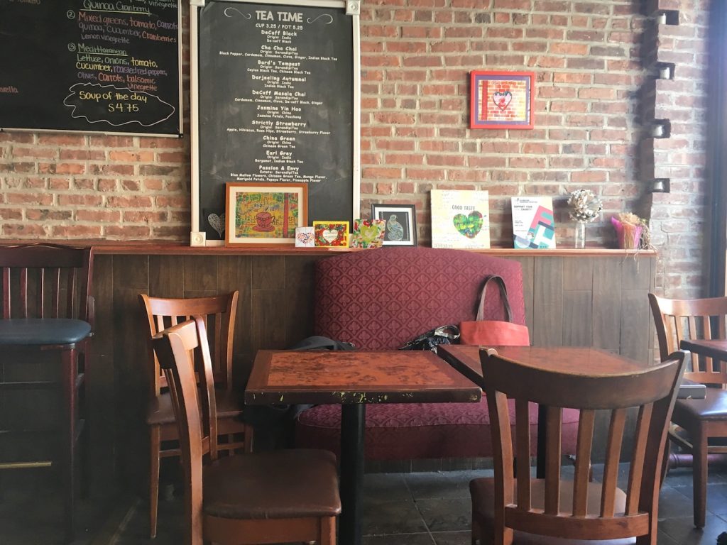 red pipe cafe seats